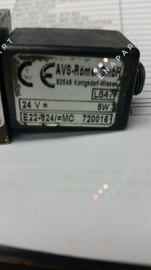 70001138 - E22-024/= -M0 Solenoid coil IP00 Магнитна намотка