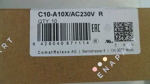 C10-A10X/AC230V INTERFACE RELAY