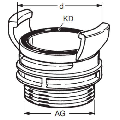 GK 100 − 4" A SS