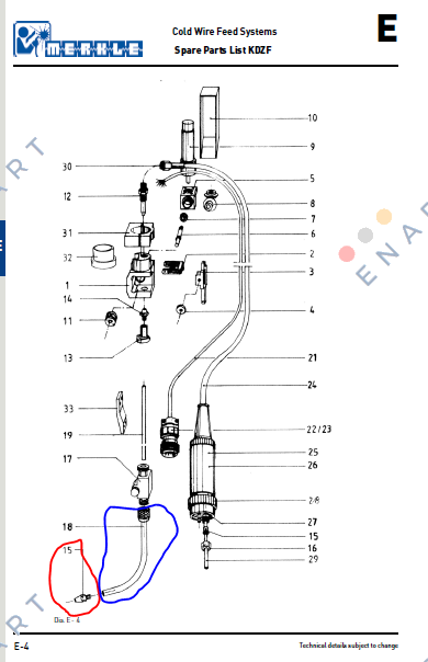 01300070  Газ дюза керамичен Gr.8