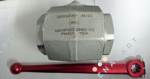 MKHP420-DN50-G2-112A Zn 2/2-пътен сферичен кран