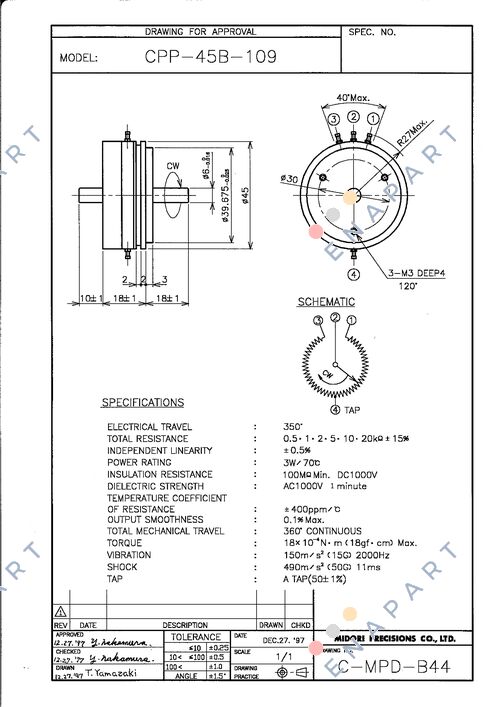 CPP-45B-109-1K 