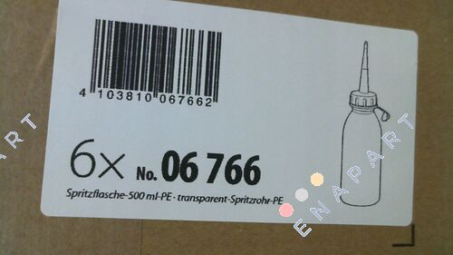 06 766 PE прозрачна пластмасова трансферна тръба спрей 500ml